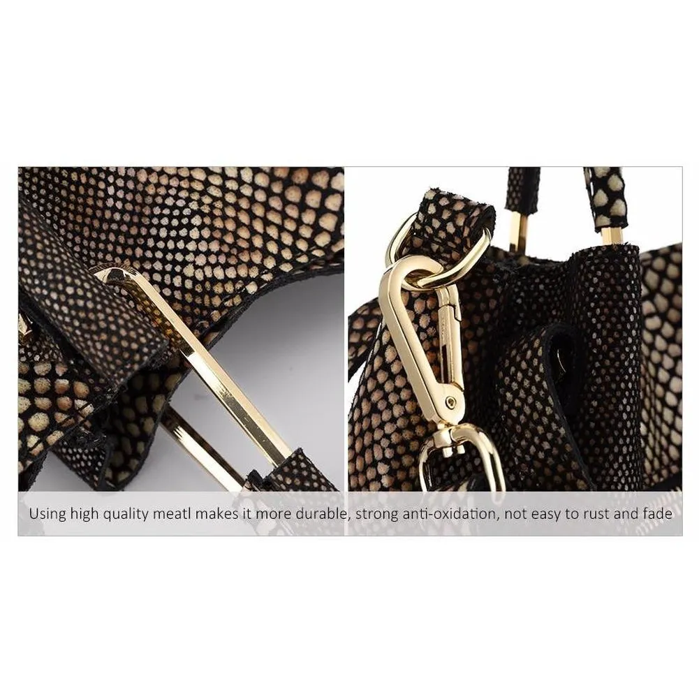 <bold>Bucket / Crossbody Bag <br>Genuine-Leather