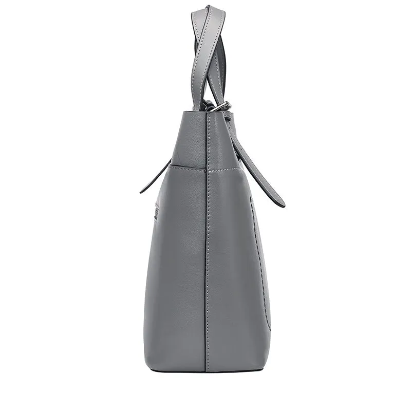 <bold>Bucket / Crossbody Bag <br>Genuine-Leather