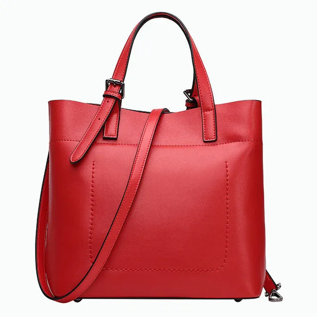 <bold>Bucket / Crossbody Bag <br>Genuine-Leather