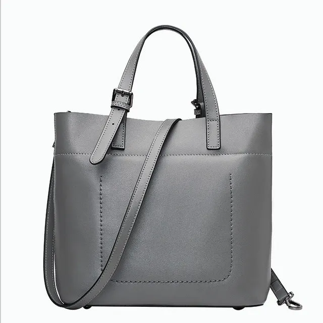 <bold>Bucket / Crossbody Bag <br>Genuine-Leather