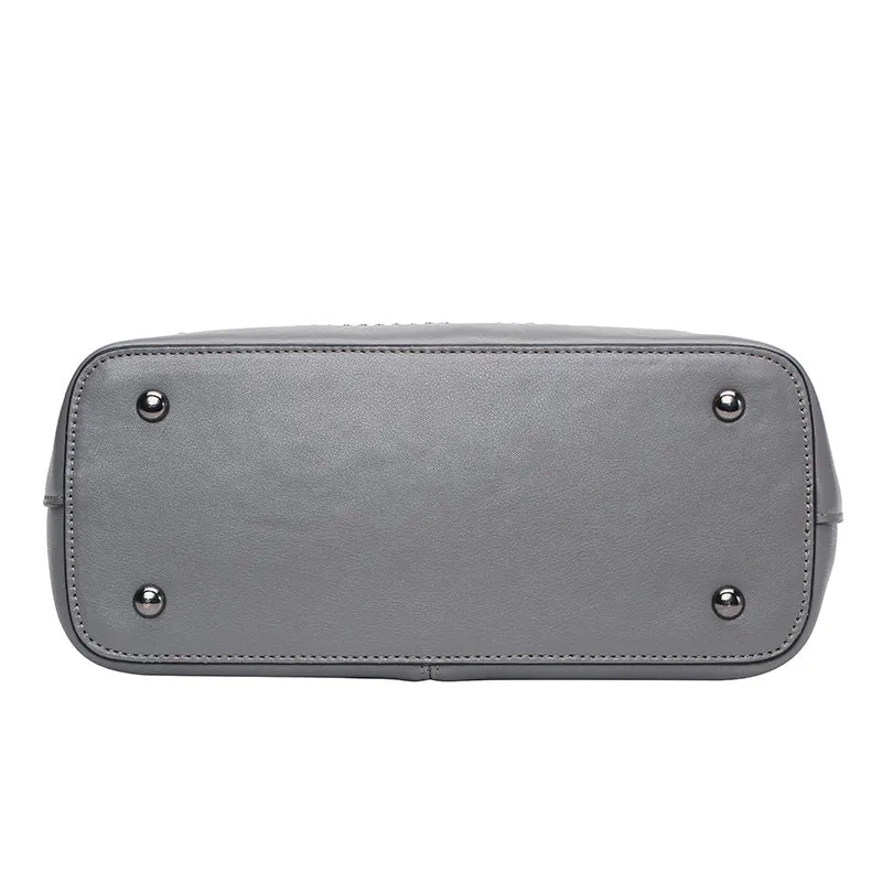 <bold>Bucket / Crossbody Bag <br>Genuine-Leather