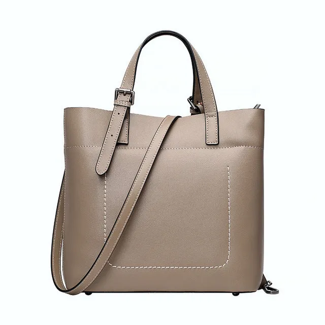 <bold>Bucket / Crossbody Bag <br>Genuine-Leather
