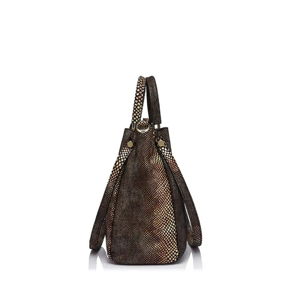 <bold>Bucket / Crossbody Bag <br>Genuine-Leather