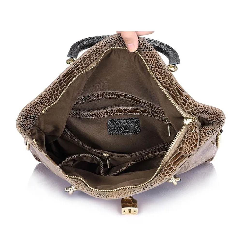 <bold>Bucket / Crossbody Bag <br>Genuine-Leather