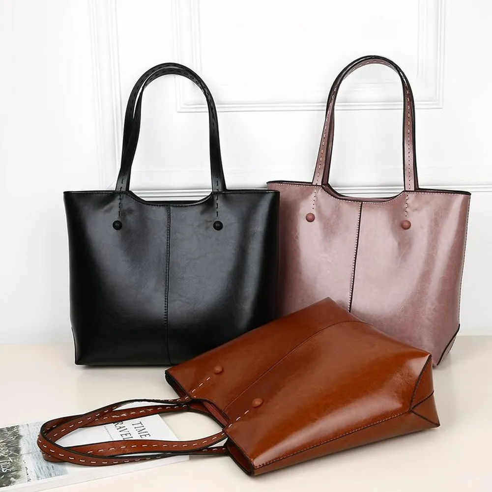 <bold>Tote  / Shoulder Bag  <br>Vegan-Leather