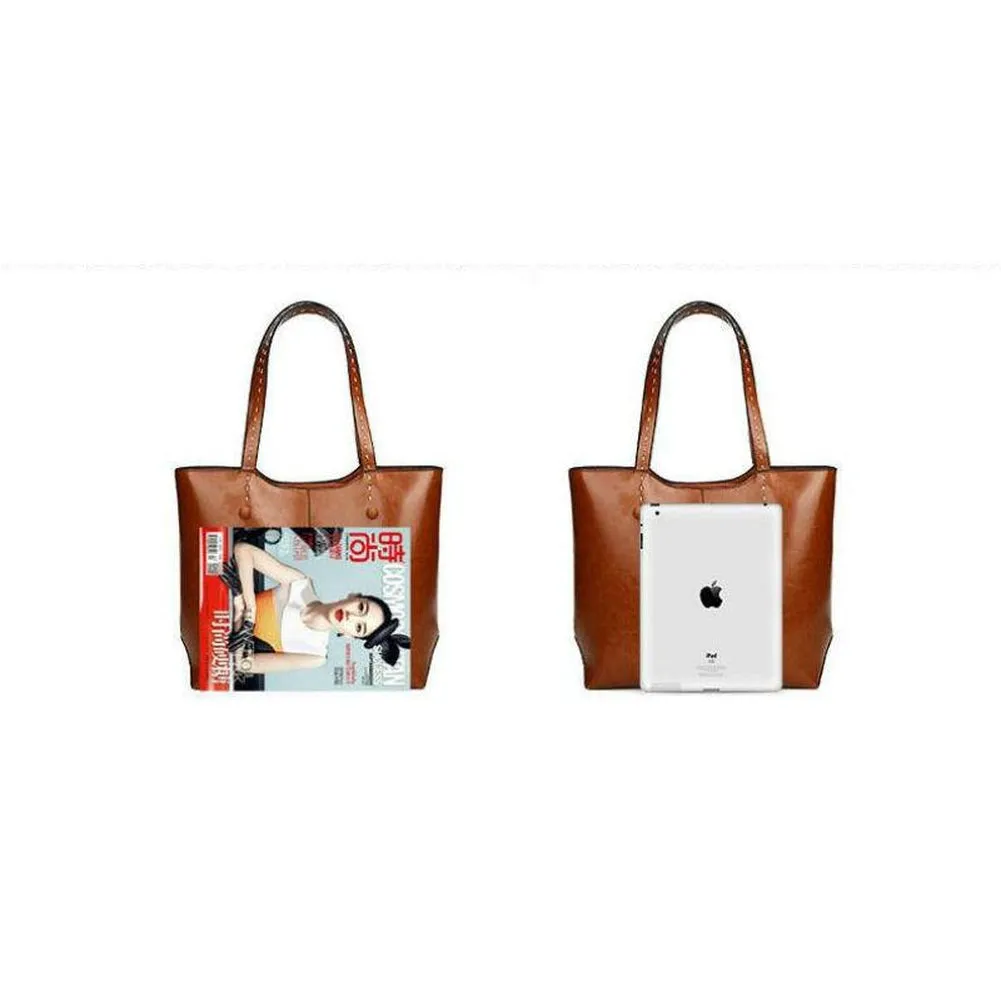 <bold>Tote  / Shoulder Bag  <br>Vegan-Leather