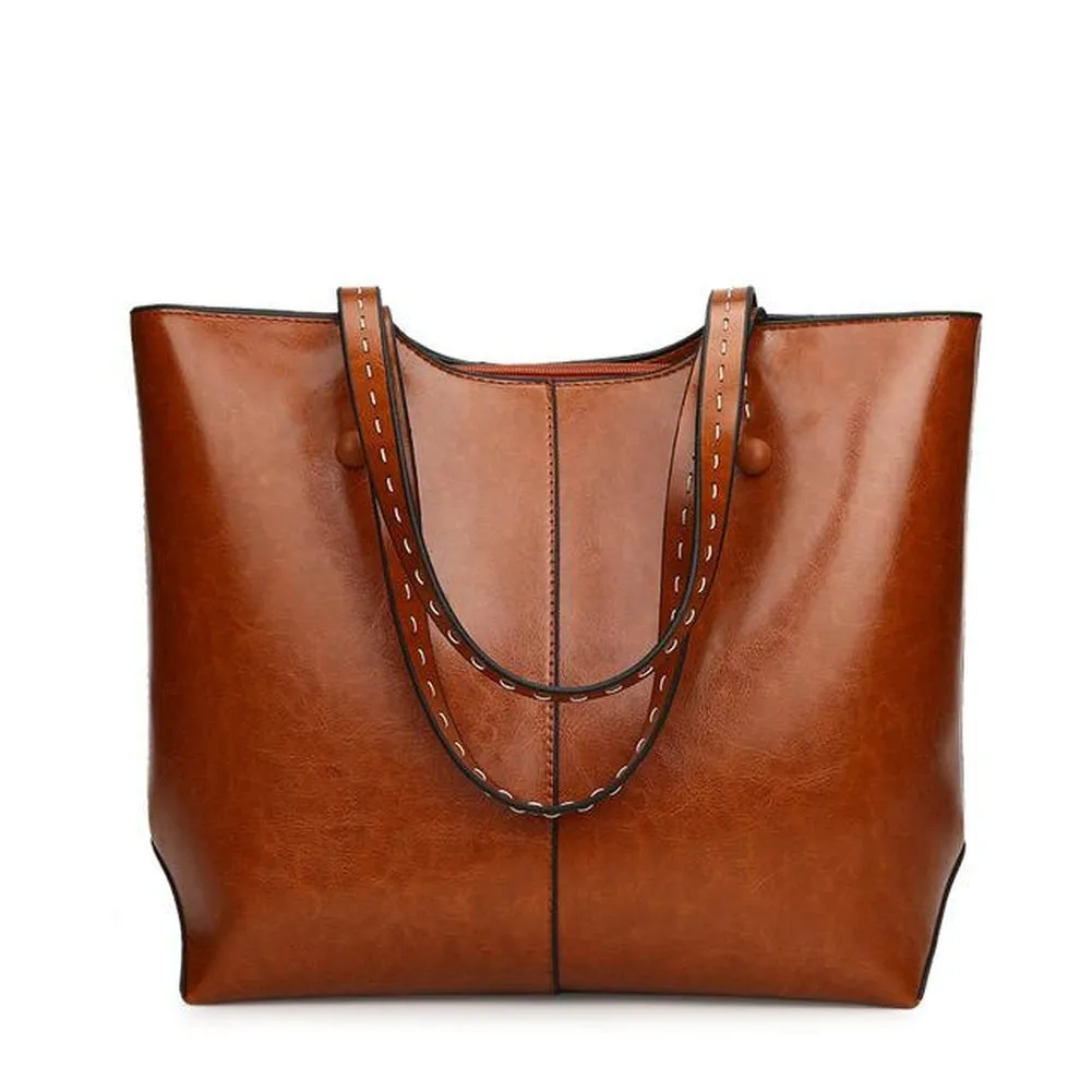 <bold>Tote  / Shoulder Bag  <br>Vegan-Leather
