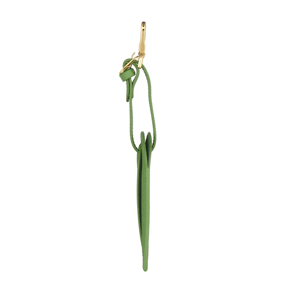 Luggage Tag | Green _saffiano