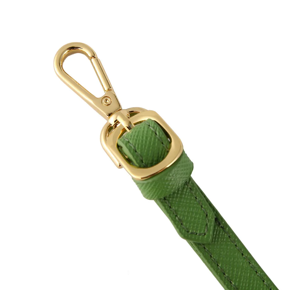 Luggage Tag | Green _saffiano