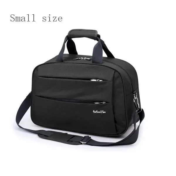 Luggage travel bags Waterproof canvas men women big bag on wheels man shoulder duffel Bag black gray blue carry on cabin luggage
