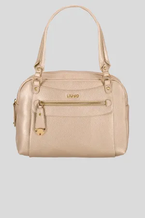 M Satchel W/Pocke - Light Gold