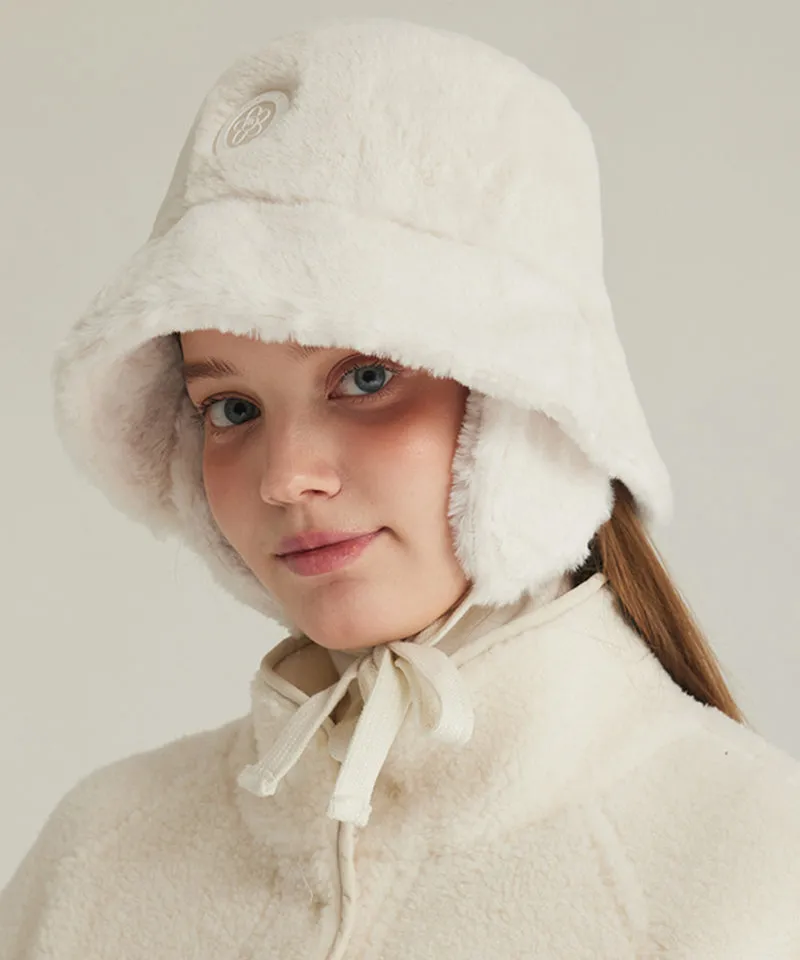 MACKY Golf: Mink Tender Bucket Hat - Ivory