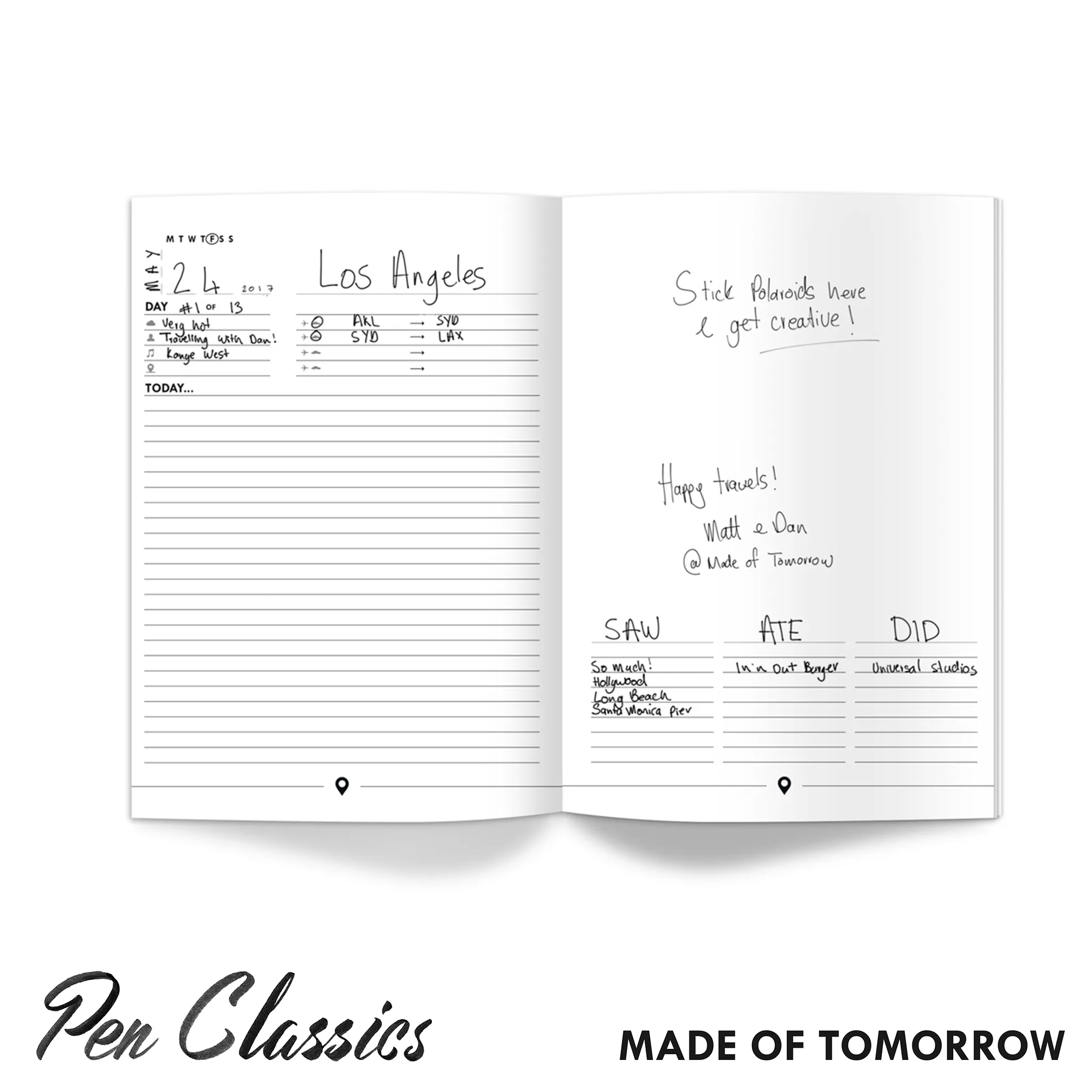 Made of Tomorrow Navigator Travel Diary // Forest