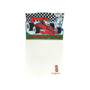 Magnetic Memo Pad - Singapore F1