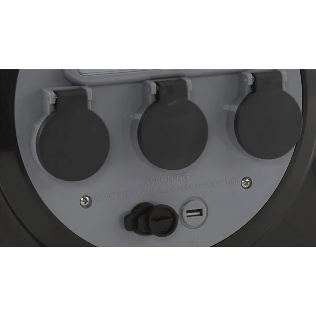 Mains 3way Roller Kit w/USB and Light