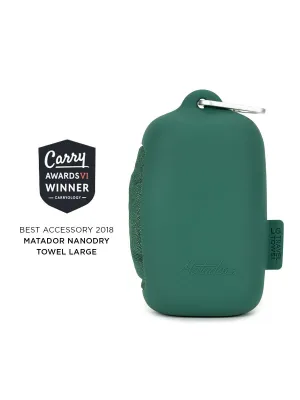 Matador NanoDry Shower Towel Large Forest Green