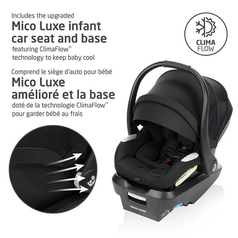 Maxi-Cosi Zelia Luxe 5-in-1 Modular Travel System - New Hope Black