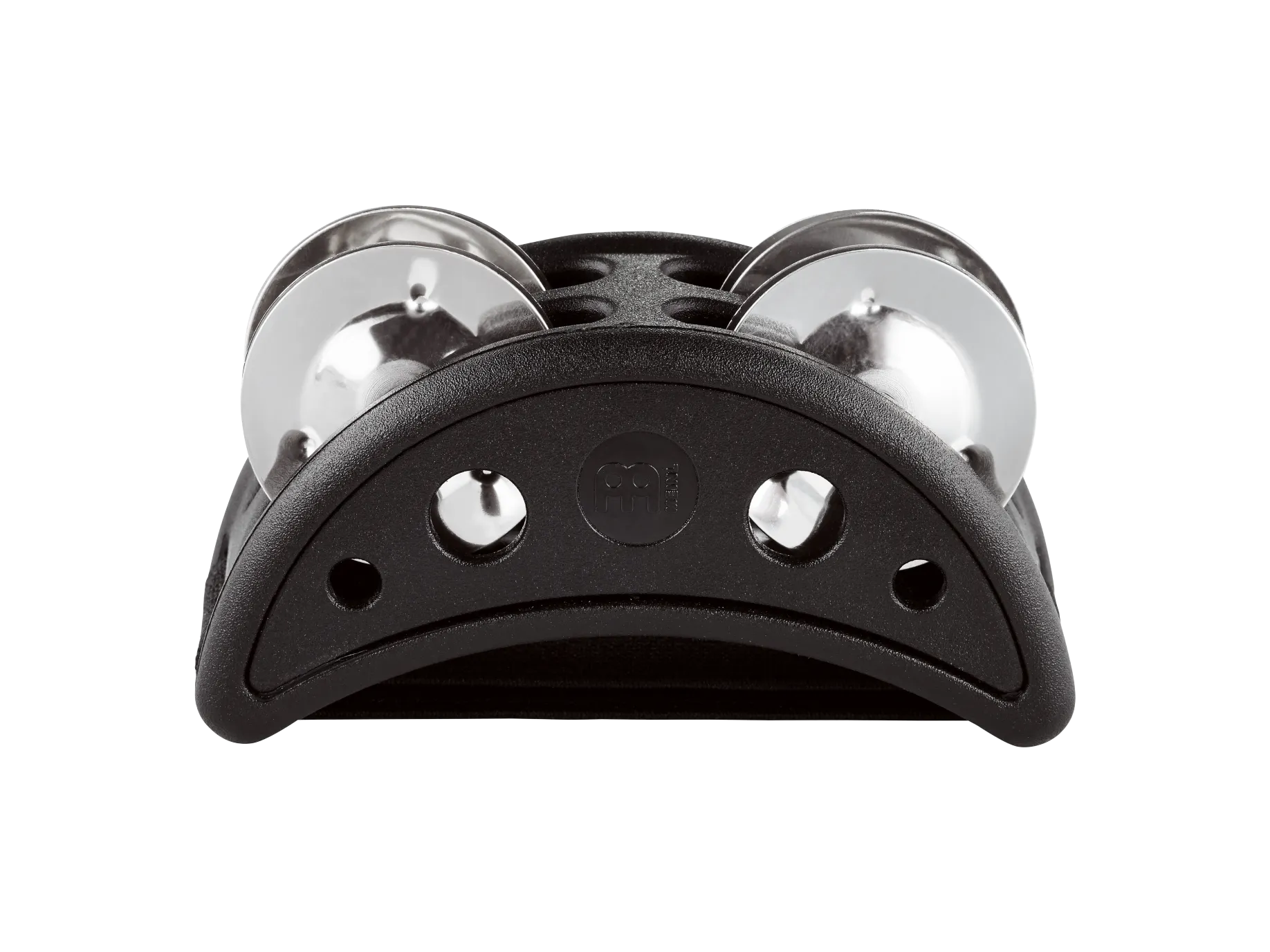 Meinl (CFJS2S-BK) Platic Foot Tambourine - Stainless Steel Jingles