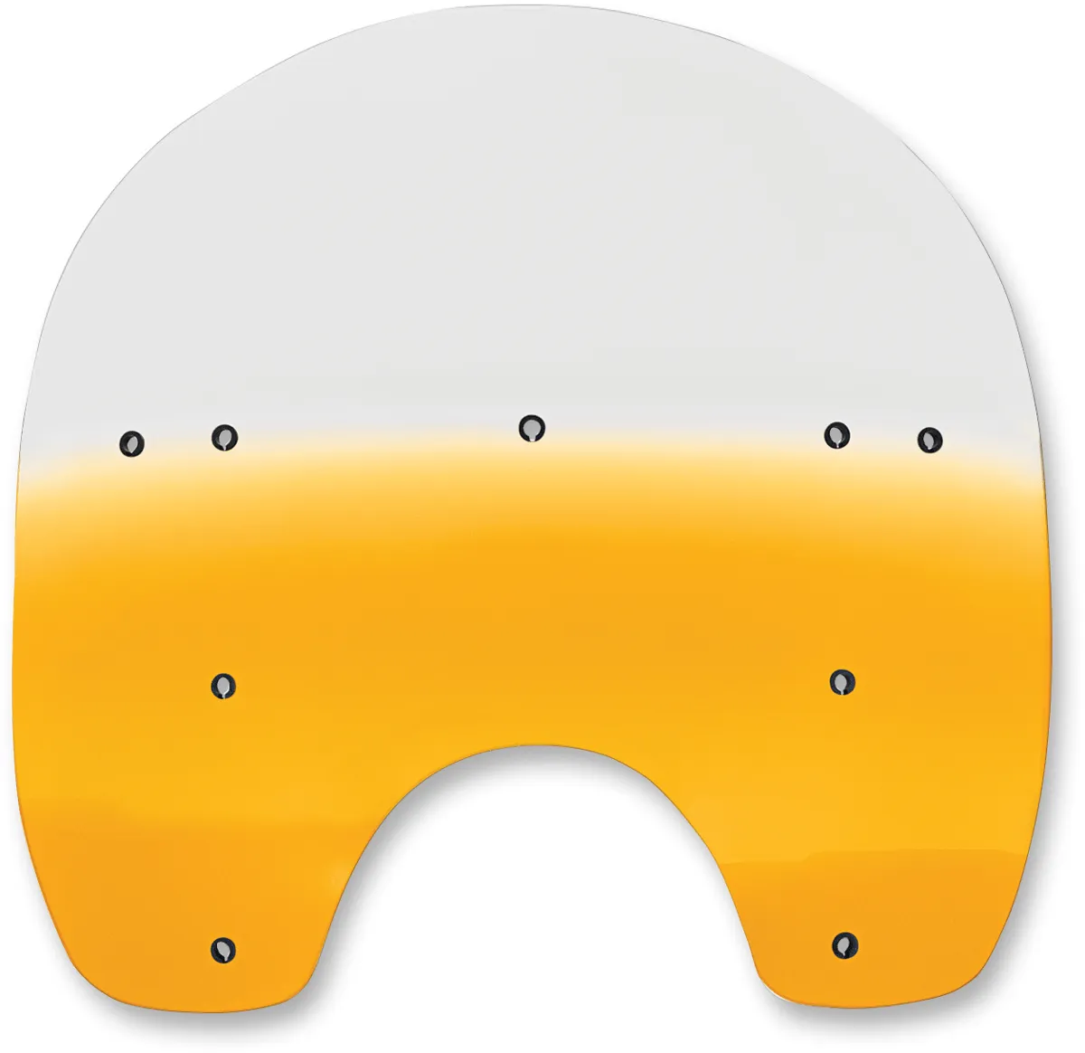 Memphis Shades MEP6185 Replacement Plastic for HD Quick-Release Compact Windshield - 15in. - Gradient Yellow