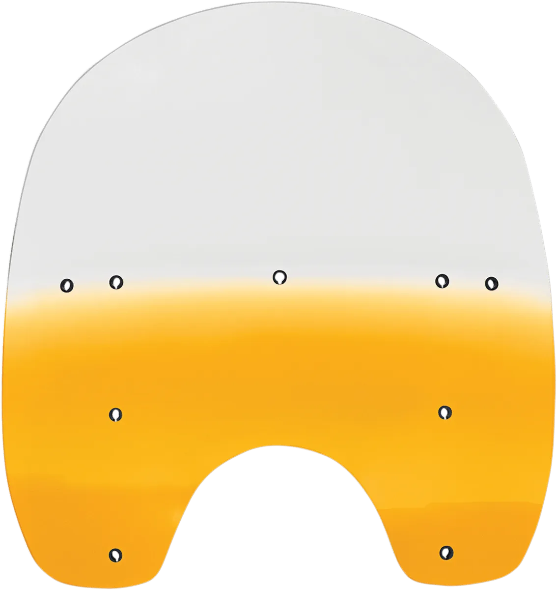 Memphis Shades MEP6185 Replacement Plastic for HD Quick-Release Compact Windshield - 15in. - Gradient Yellow