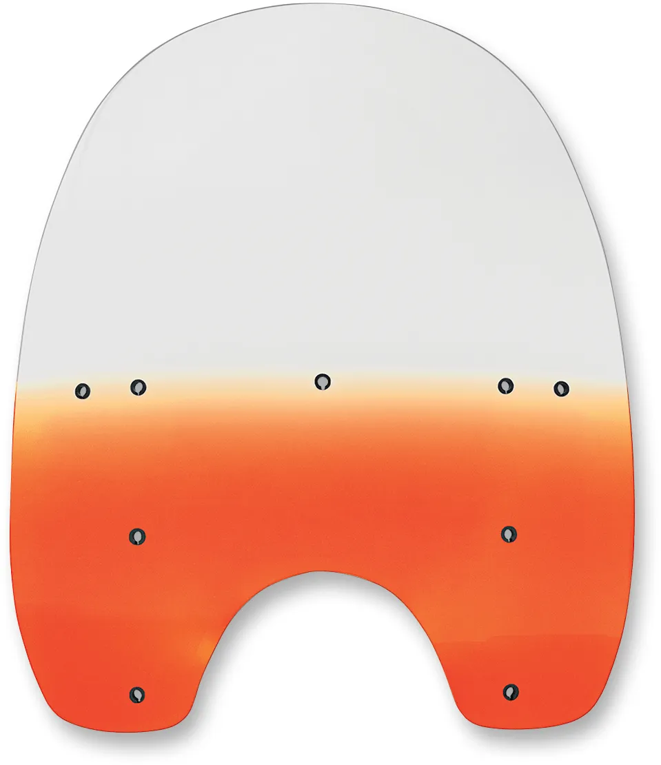 Memphis Shades MEP6185 Replacement Plastic for HD Quick-Release Compact Windshield - 15in. - Gradient Yellow