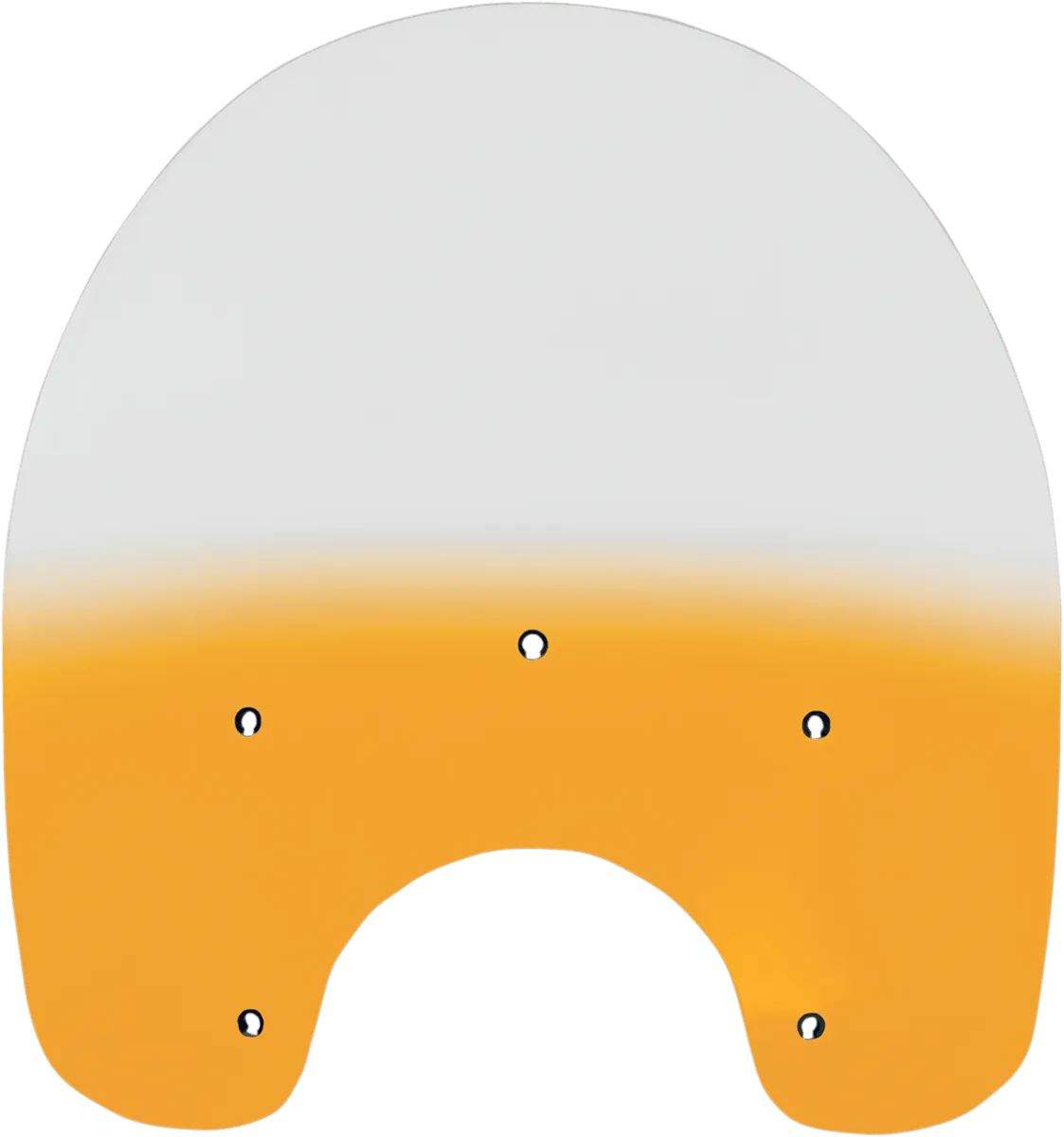 Memphis Shades MEP6185 Replacement Plastic for HD Quick-Release Compact Windshield - 15in. - Gradient Yellow
