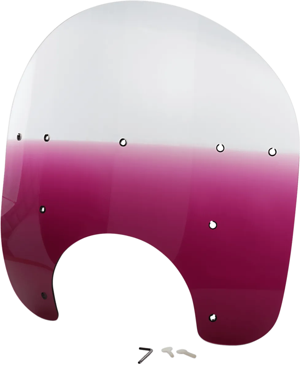 Memphis Shades MEP6185 Replacement Plastic for HD Quick-Release Compact Windshield - 15in. - Gradient Yellow