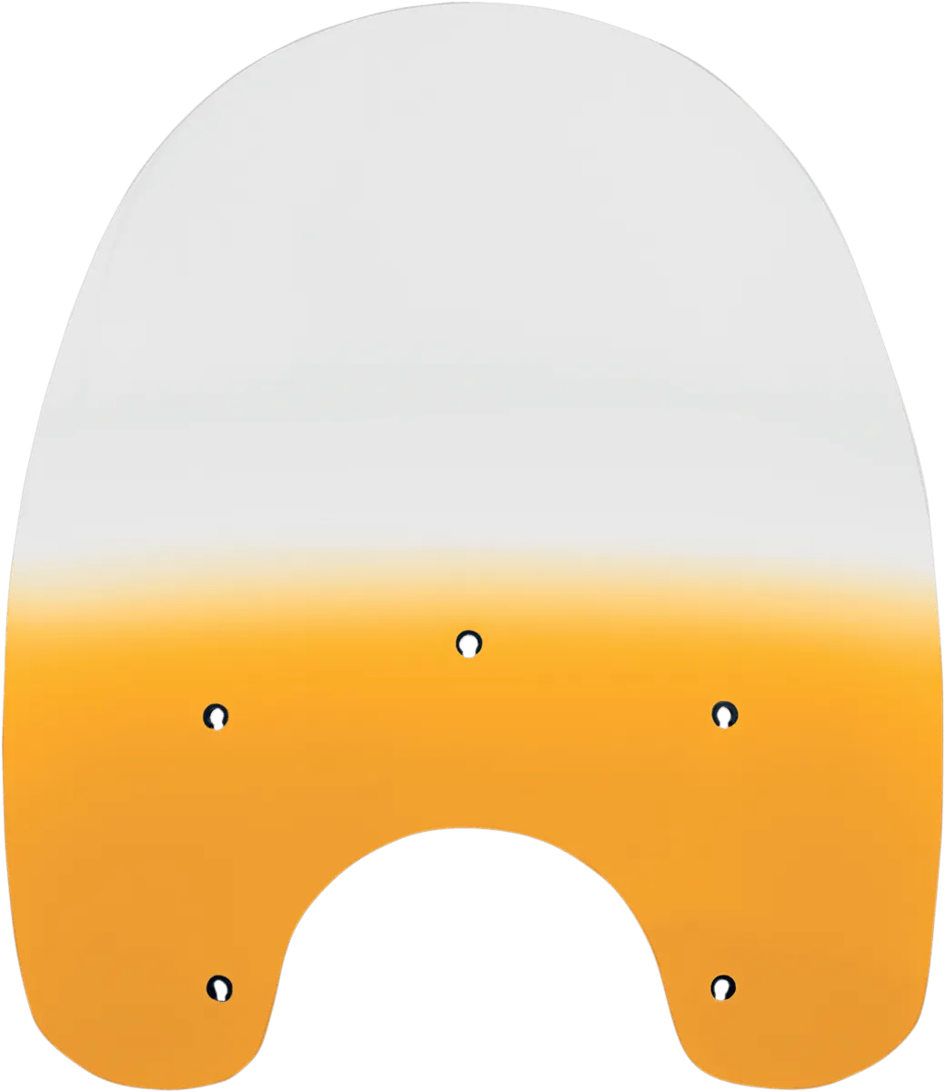 Memphis Shades MEP6185 Replacement Plastic for HD Quick-Release Compact Windshield - 15in. - Gradient Yellow