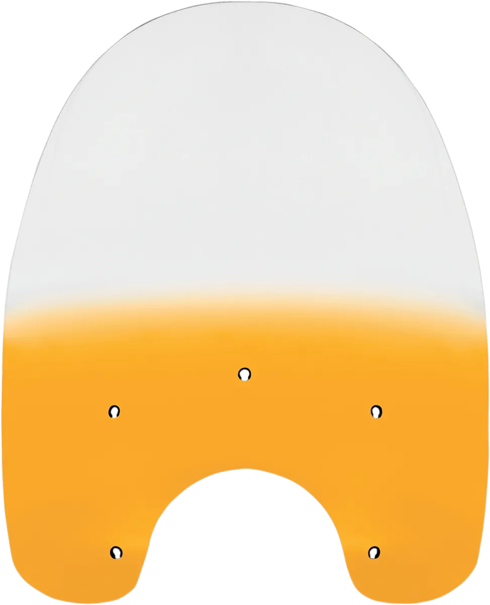 Memphis Shades MEP6185 Replacement Plastic for HD Quick-Release Compact Windshield - 15in. - Gradient Yellow