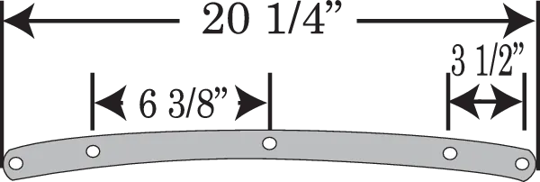 Memphis Shades MEP6189 Replacement Plastic for HD Quick-Release Compact Windshield - 15in. - Solar