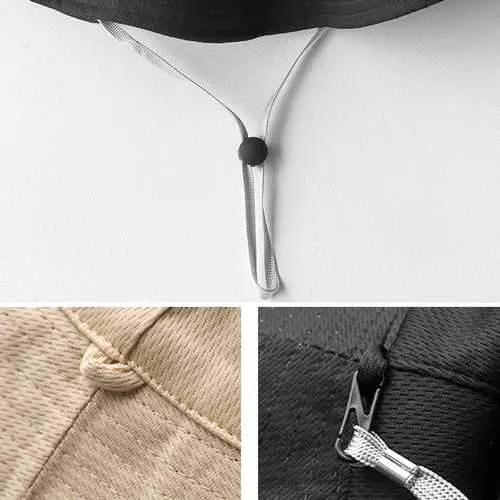 Men Women Large Brimmed Fishing Bucket Hat Gardener Cap