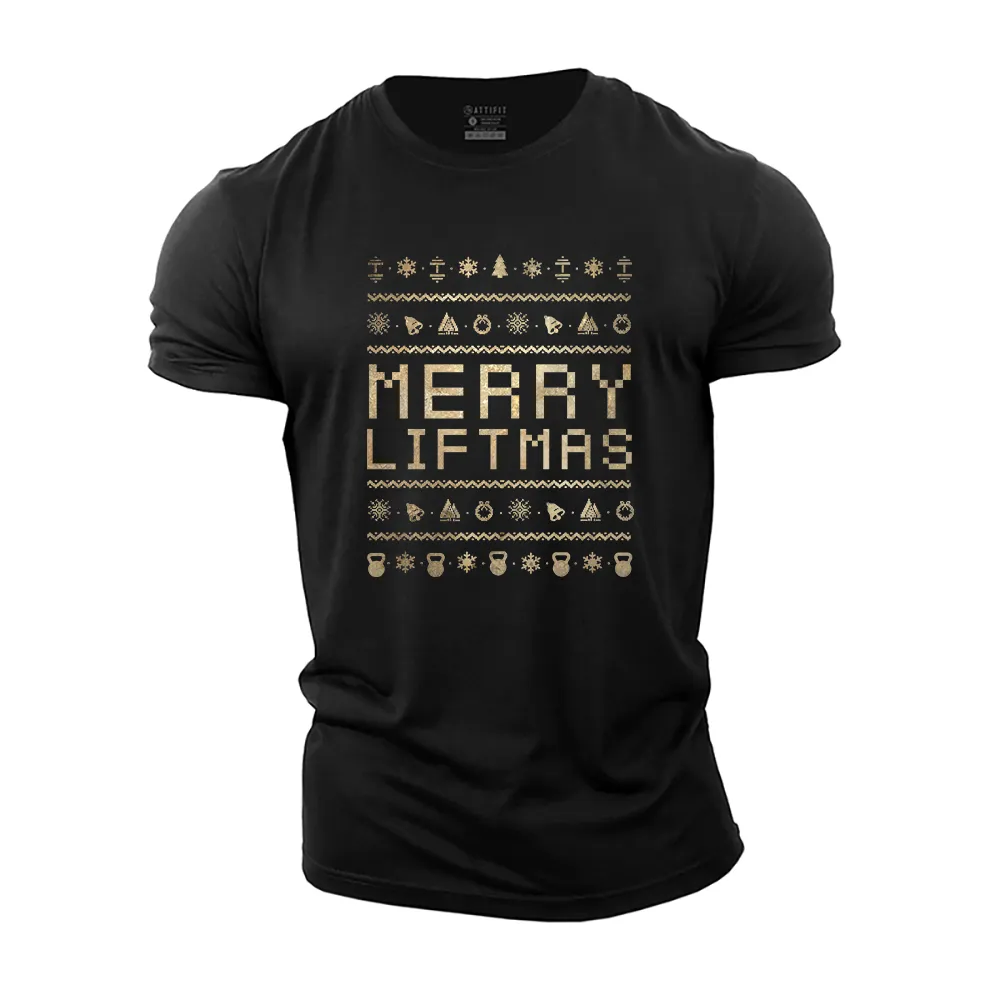 Merry Liftmas Cotton T-Shirt