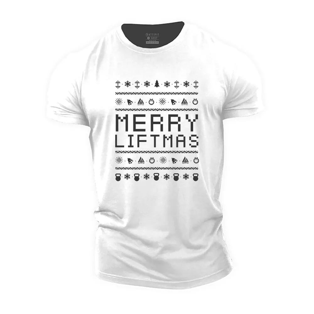 Merry Liftmas Cotton T-Shirt