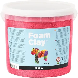Metallic Red Colour Modelling Material Small Beads With Plastic Bucket 560 g