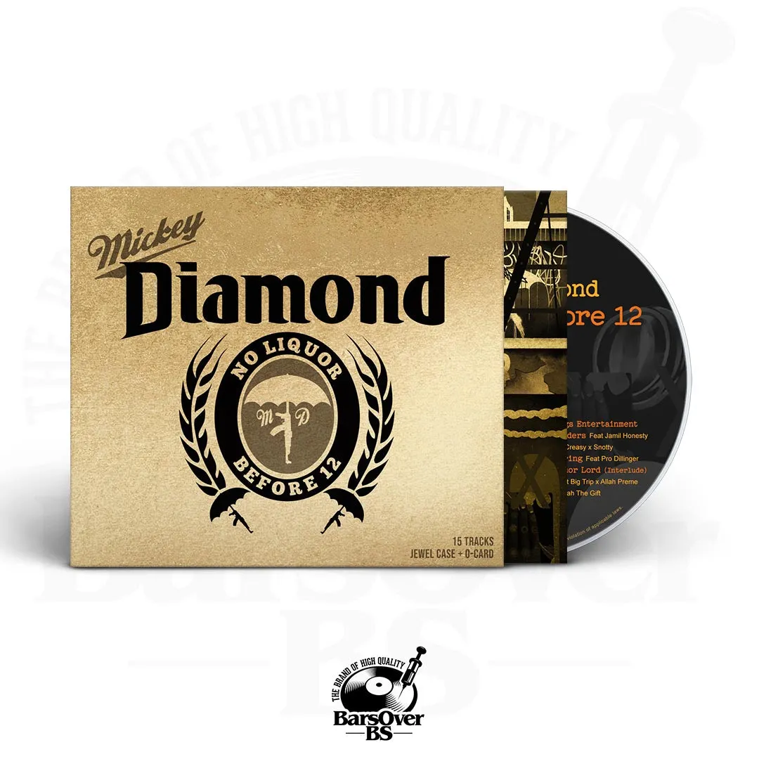 Mickey Diamond - No Liquor Before 12 (2nd Edition) (Beer O-Card Jewel Case CD) (INTERNATIONAL ONLY) (10 MINS ONLY)