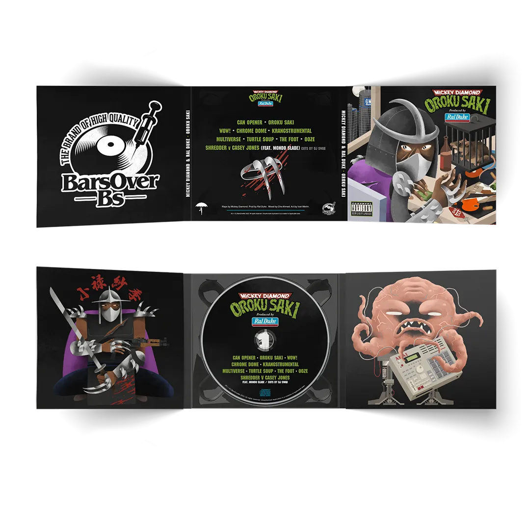 Mickey Diamond x Ral Duke - Oroku Saki CD's