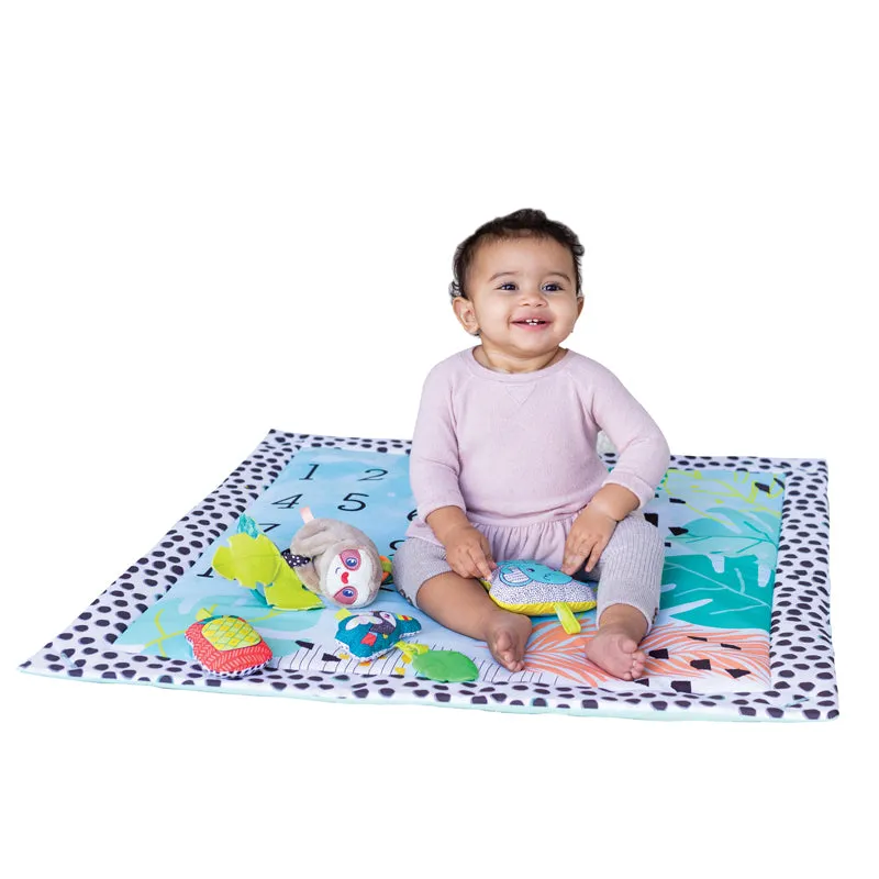 Milestone Moments | Newborn Portable Baby Play Mat | Baby Gym