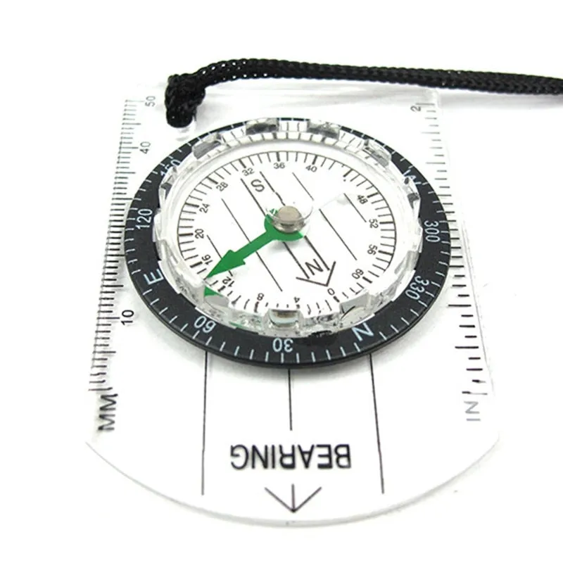 Military Type Compact Survival Compass