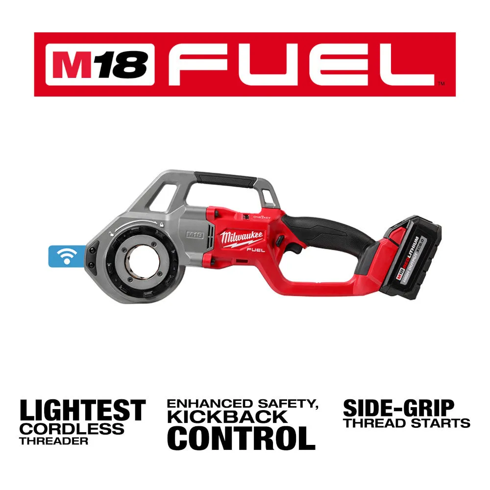 Milwaukee 2870-22 M18 FUEL Compact Pipe Threader with ONE-KEY