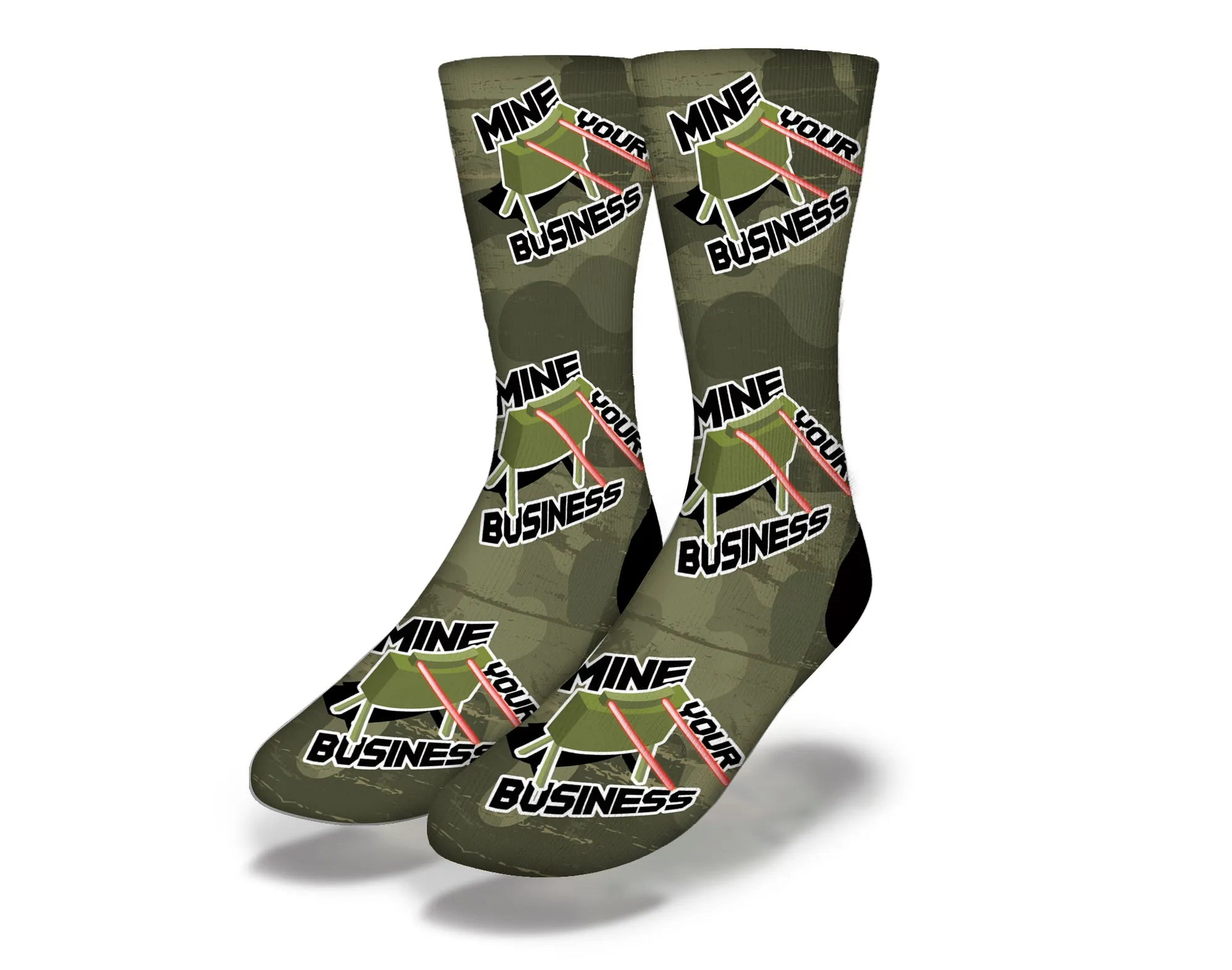 Mine Your Business Tiled Socks