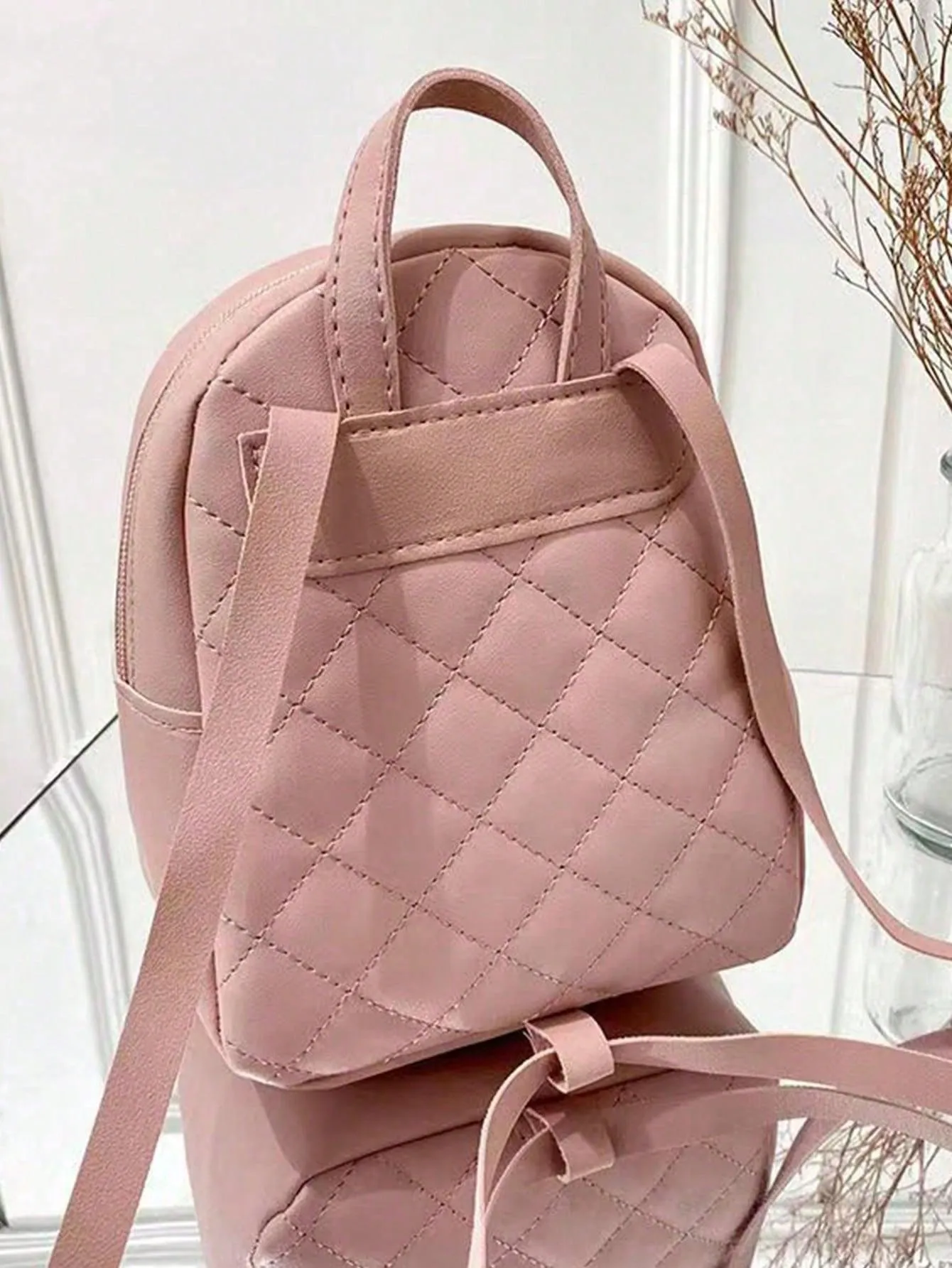 Mini PU Leather Multifunction Backpack