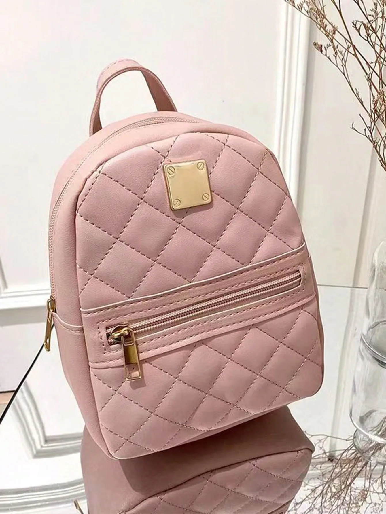 Mini PU Leather Multifunction Backpack