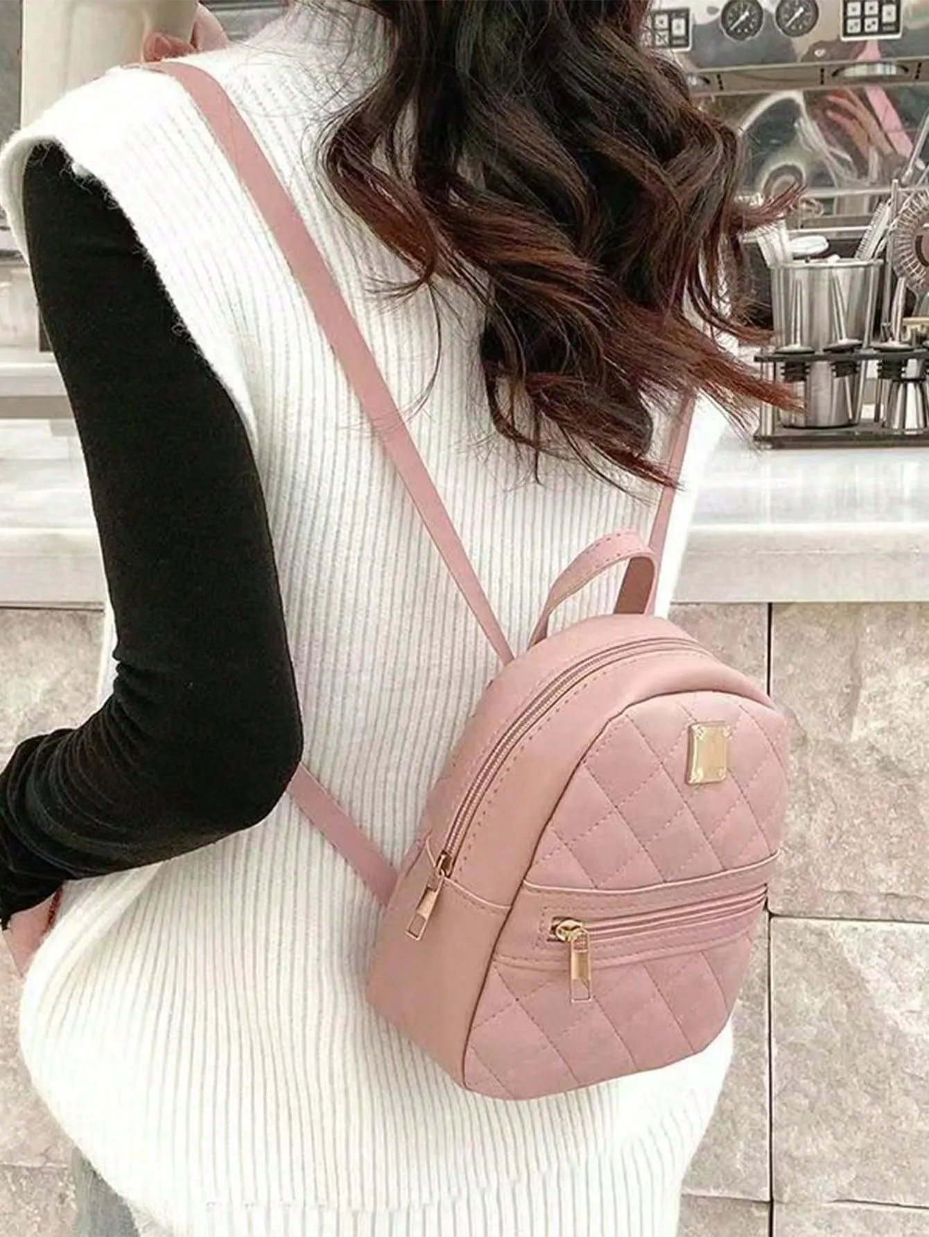 Mini PU Leather Multifunction Backpack