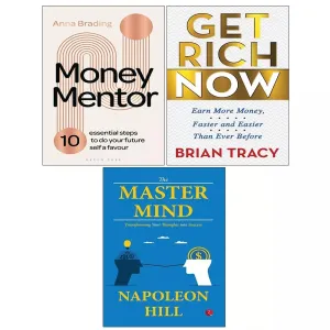 Money Mentor (HB),Get Rich Now Brian Tracy,Master Mind Napoleon Hill 3 Books Set