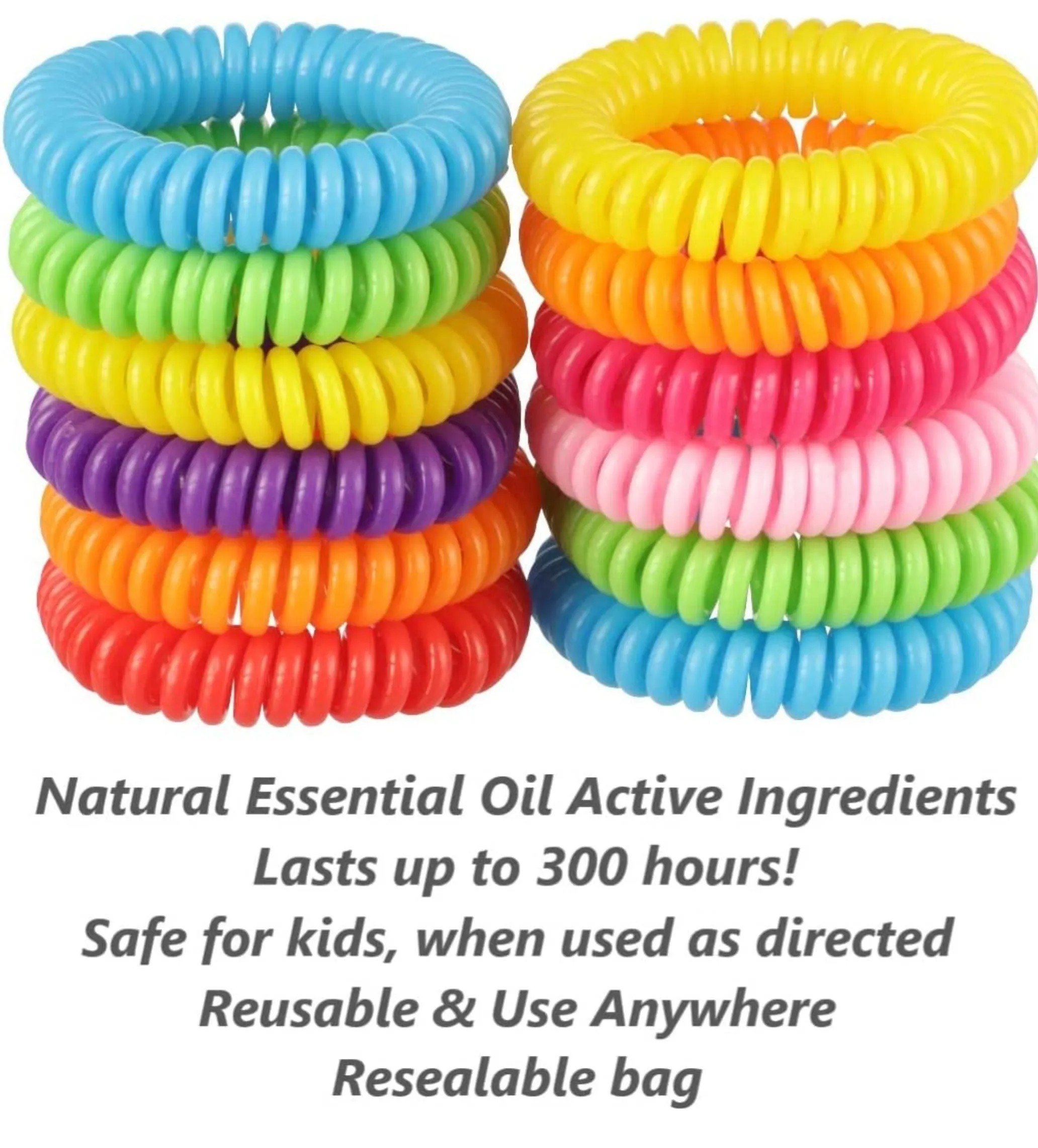 Mosquito Bands (Assorted - 12 Pack)