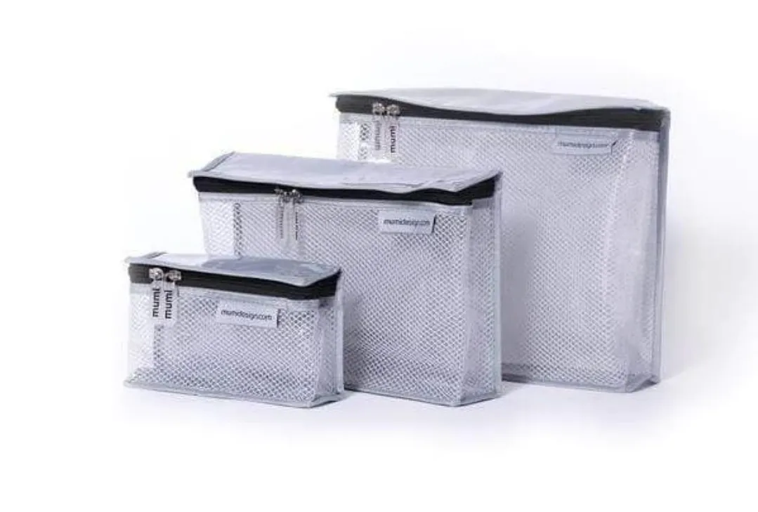 Mumi Toiletry Cubes (pack of 3)
