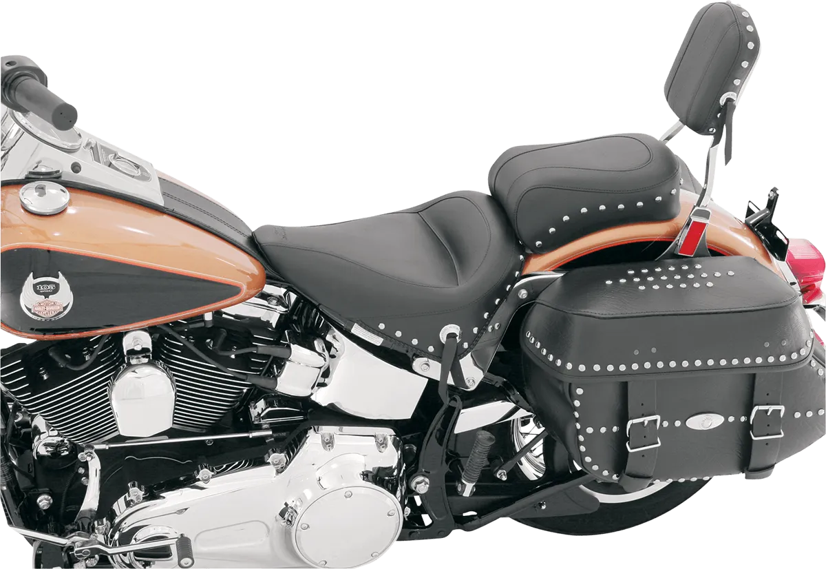 Mustang 76174 Studded Solo Seat - Chrome Studs
