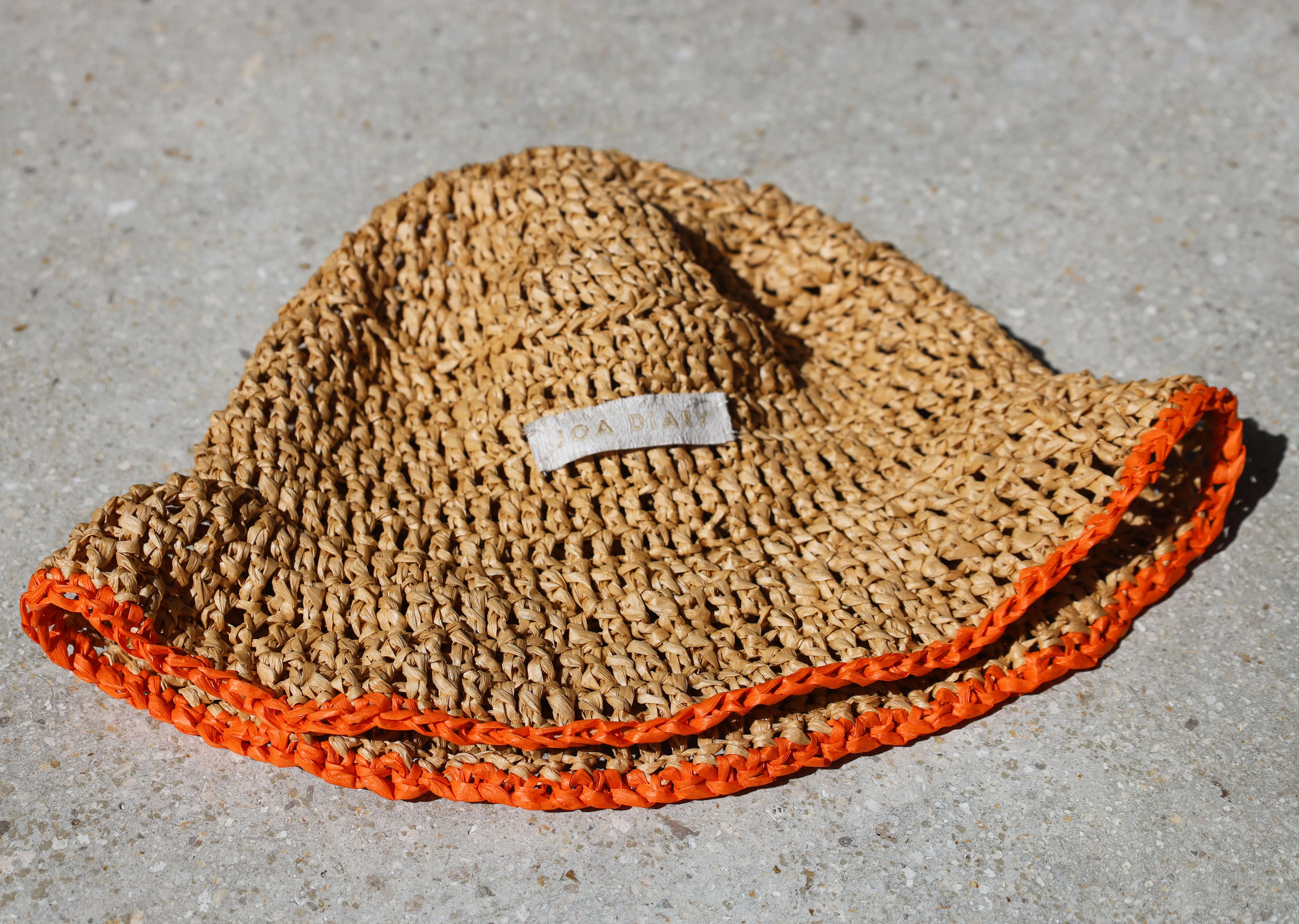 Mya Raffia Crochet Bucket Hat