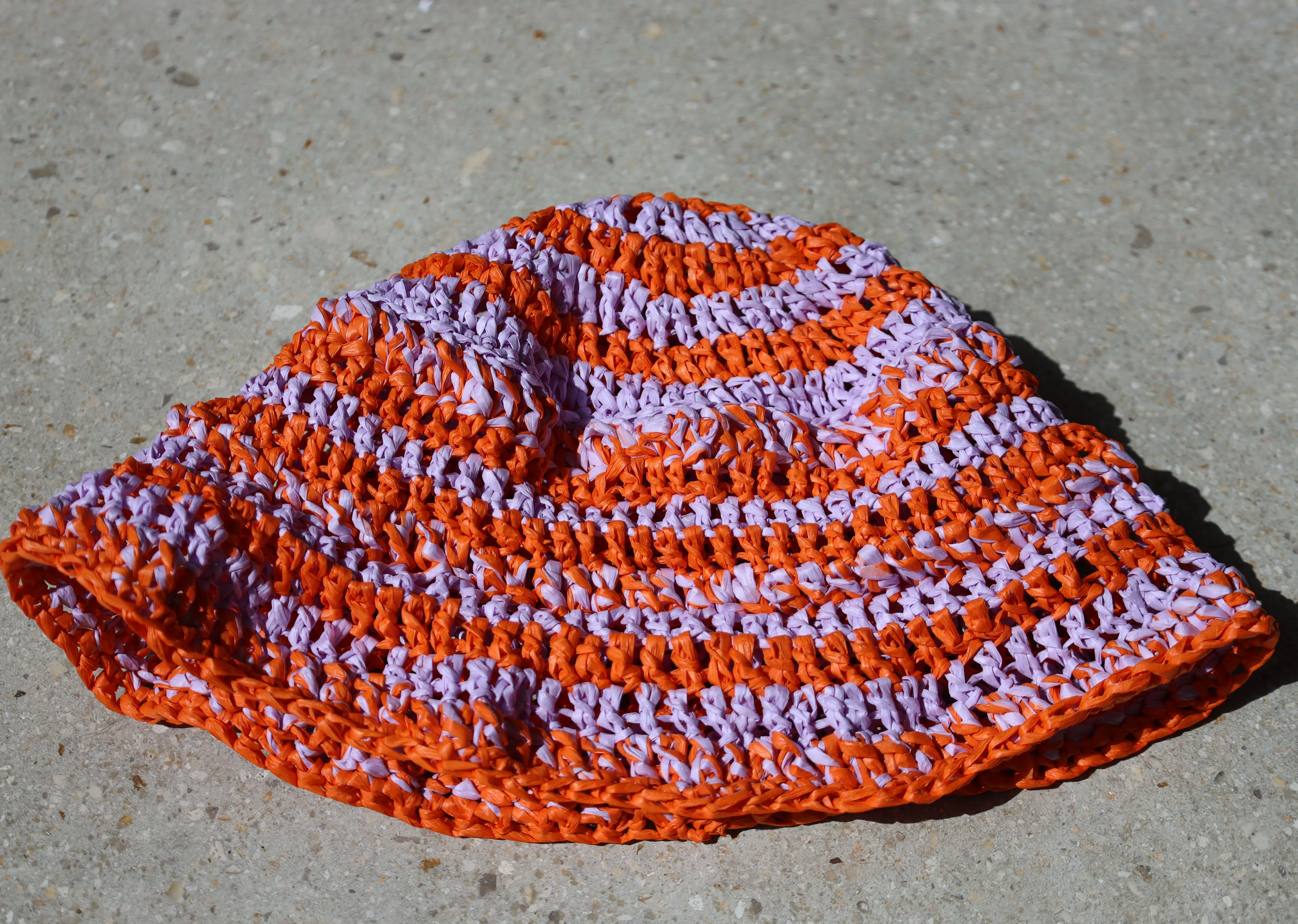 Mya Raffia Crochet Bucket Hat