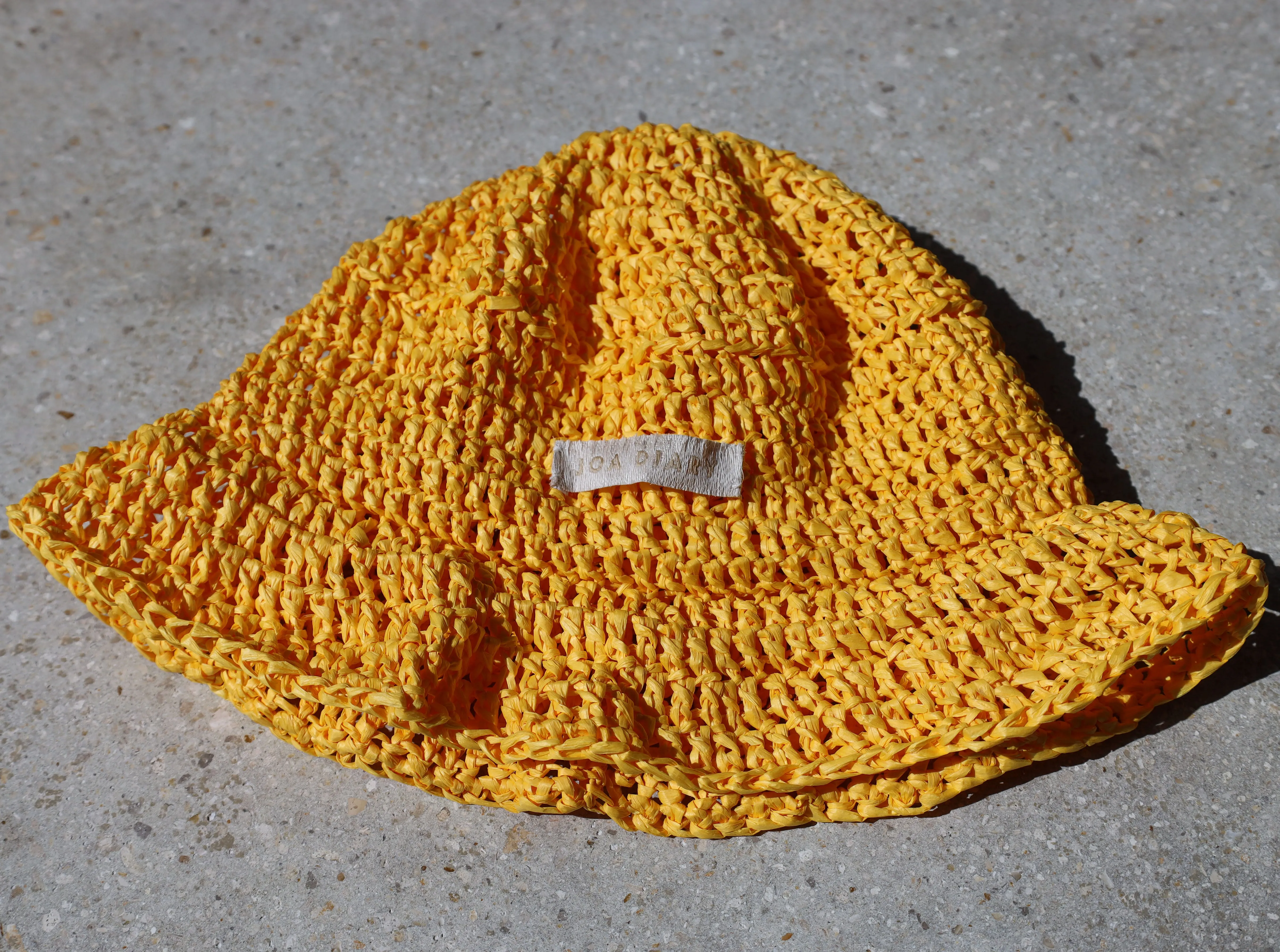 Mya Raffia Crochet Bucket Hat